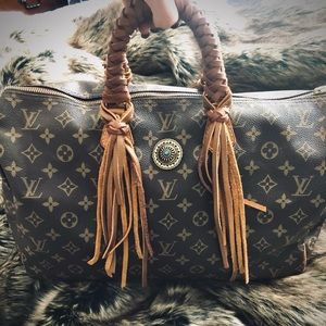 Louis Vuitton western revamped fringe Speedy 40